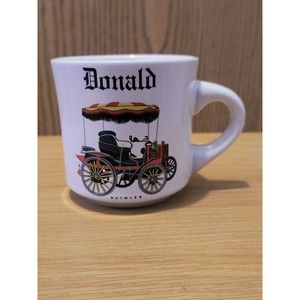 Mug Cup Personalized DONALD 1890 Daimler Car Tiller Coffee Cocoa 2129